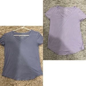 Bundle of 2 Aeropostale Seriously Soft Favorite V Shirts